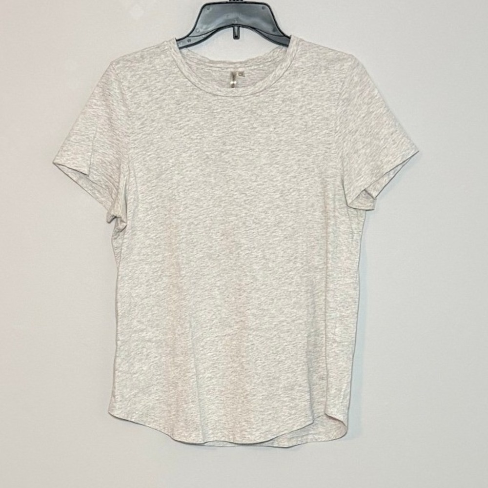 Banana Republic Womens The Signature Tee Gray Supima Cotton Crewneck M 425955-01